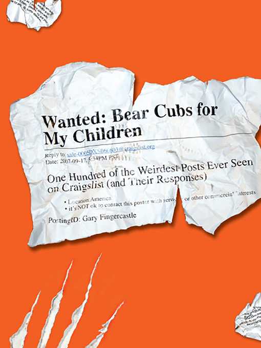 Title details for Wanted--Bear Cubs for My Children by Gary Fingercastle - Available